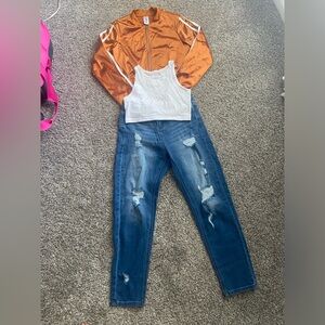 Weissman Mixify Hip Hop Jacket, Jeans and Top LC